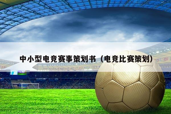 中小型电竞赛事策划书（电竞比赛策划）