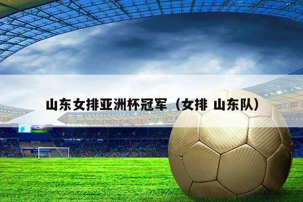 山东女排亚洲杯冠军（女排 山东队）