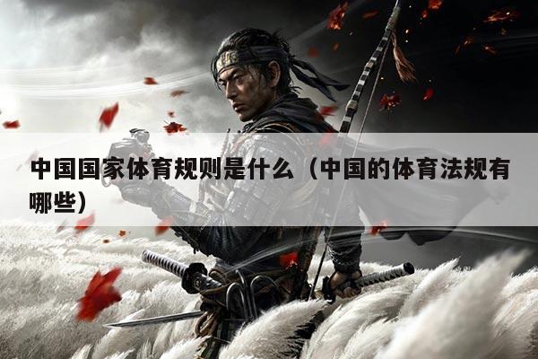中国国家体育规则是什么(中国的体育法规有哪些)