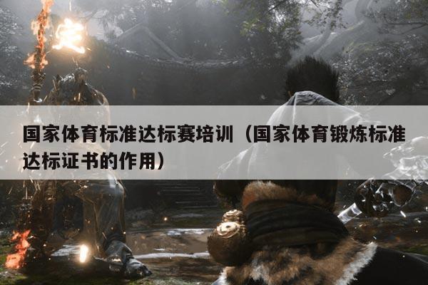 国家体育标准达标赛培训(国家体育锻炼标准达标证书的作用)