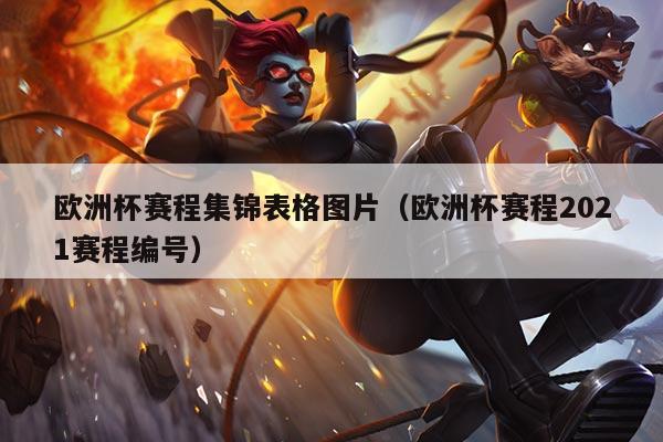 欧洲杯赛程集锦表格图片（欧洲杯赛程2021赛程编号）